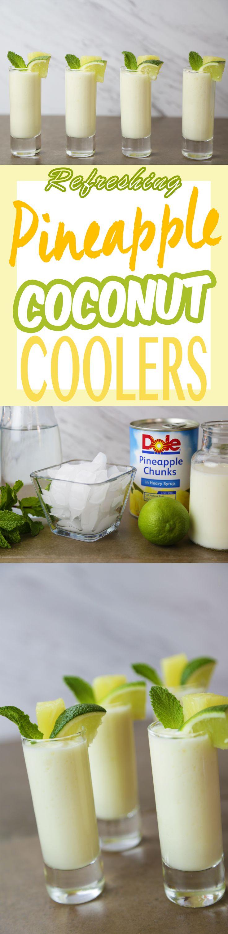 زفاف - Pineapple Coconut Cooler Shots