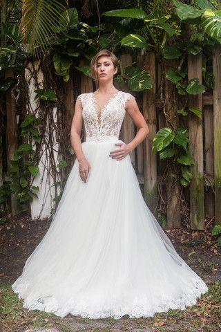 زفاف - Berta '171' Size 4 New Wedding Dress - Nearly Newlywed