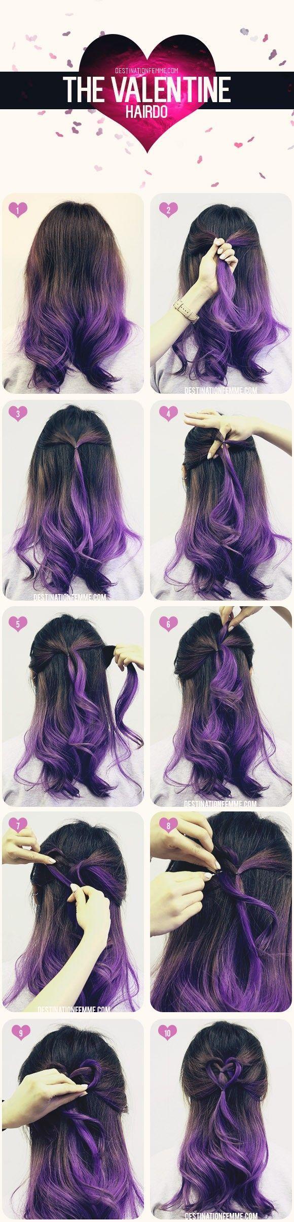 Свадьба - 6 Hairstyles For Valentines Day