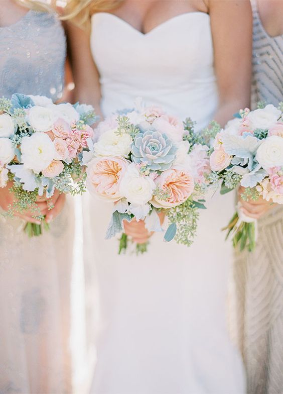 Mariage - 100 Romantic Spring & Summer Wedding Bouquets