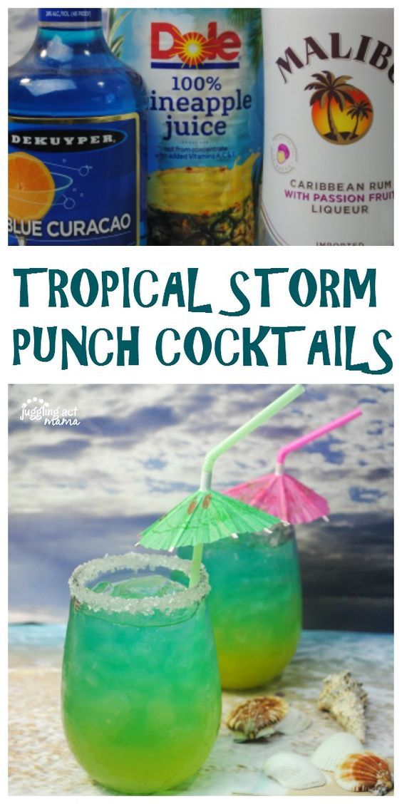 Hochzeit - Tropical Storm Punch Cocktail