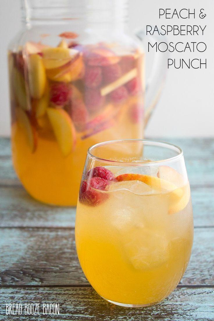 Mariage - Peach & Raspberry Moscato Punch