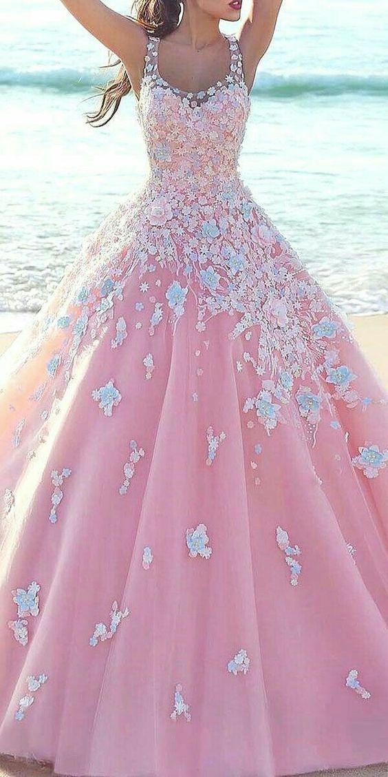 Hochzeit - New Arrival Prom Dress,Modest Prom Dress,pink Prom Dresses,pink Ball Gowns,pink Quinceanera Dresses,ball Gowns Quinceanera Dresses From Hiprom