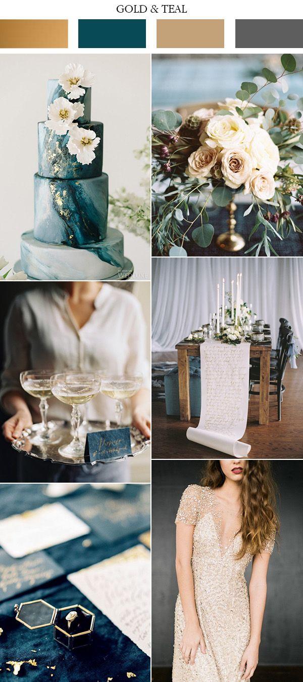 Mariage - Top 10 Gold Wedding Color Ideas For 2017 Trends