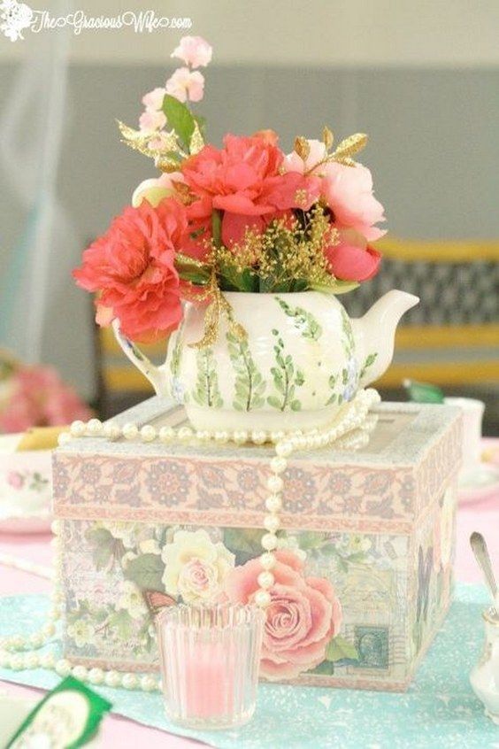 زفاف - 25 Lovely Tea Party Bridal Shower Ideas