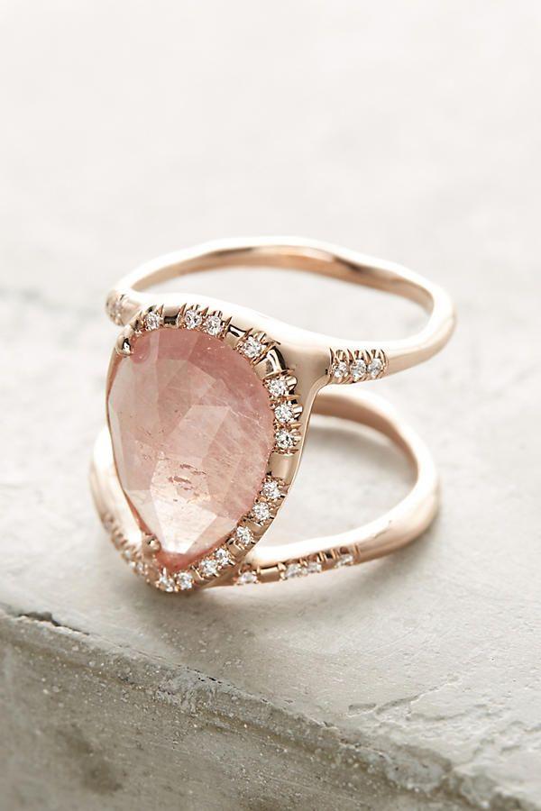 Wedding - Pink Sapphire Infinity Ring