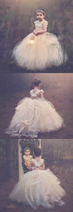 Wedding - Adorable A-line Long Tulle Flower G