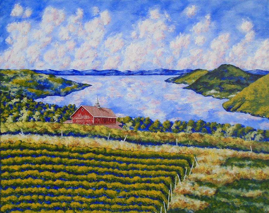 Mariage - Vineyard On Canandaigua Lake (ORIGINAL DIGITAL DOWNLOAD) by Mike Kraus