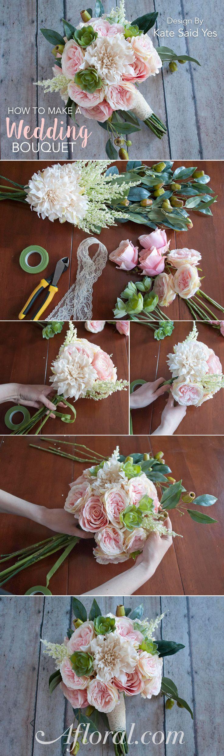 Wedding - How To Make A Wedding Bouquet