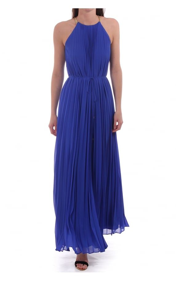 Mariage - Ted Baker Womens Ted Baker Womens Hannaa Full Length Pleated Dress Bright Blue - Ted Baker Womens From Blueberries UK
