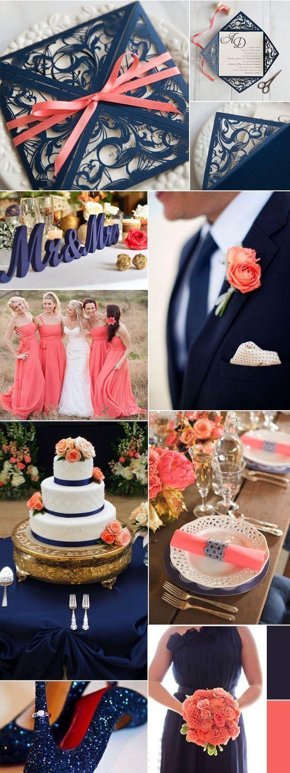 Свадьба - Five Stylish Wedding Invitations To Perfectly Match Your Wedding Colors