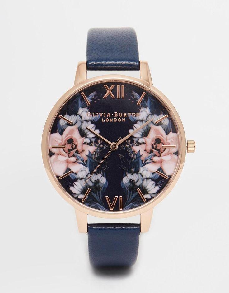 Hochzeit - Olivia Burton Exclusive Floral Big Dial Watch At Asos.com