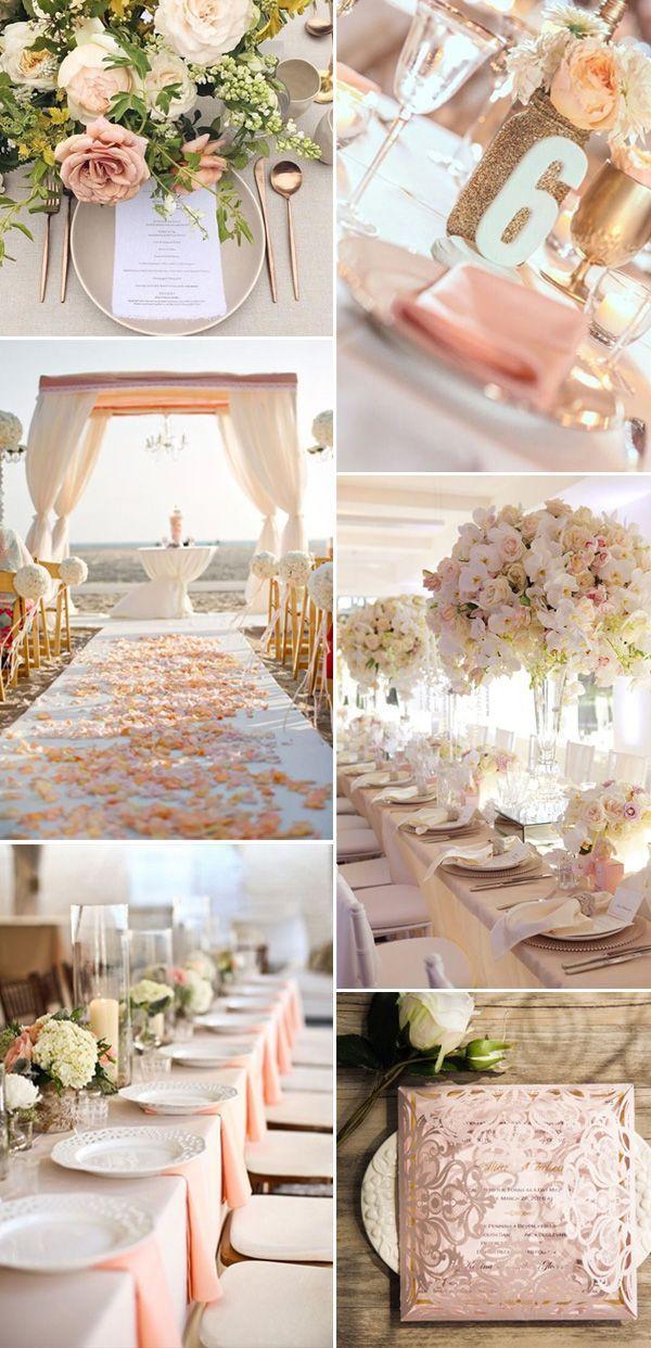 Mariage - Neutral Wedding Color Ideas For 2017 Trends