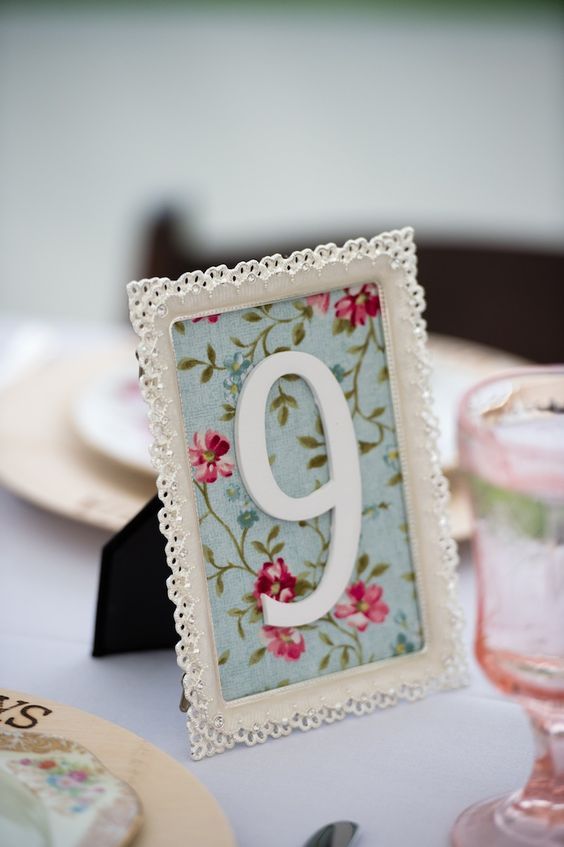 Wedding - 75 Ways To Display Your Wedding Table Numbers