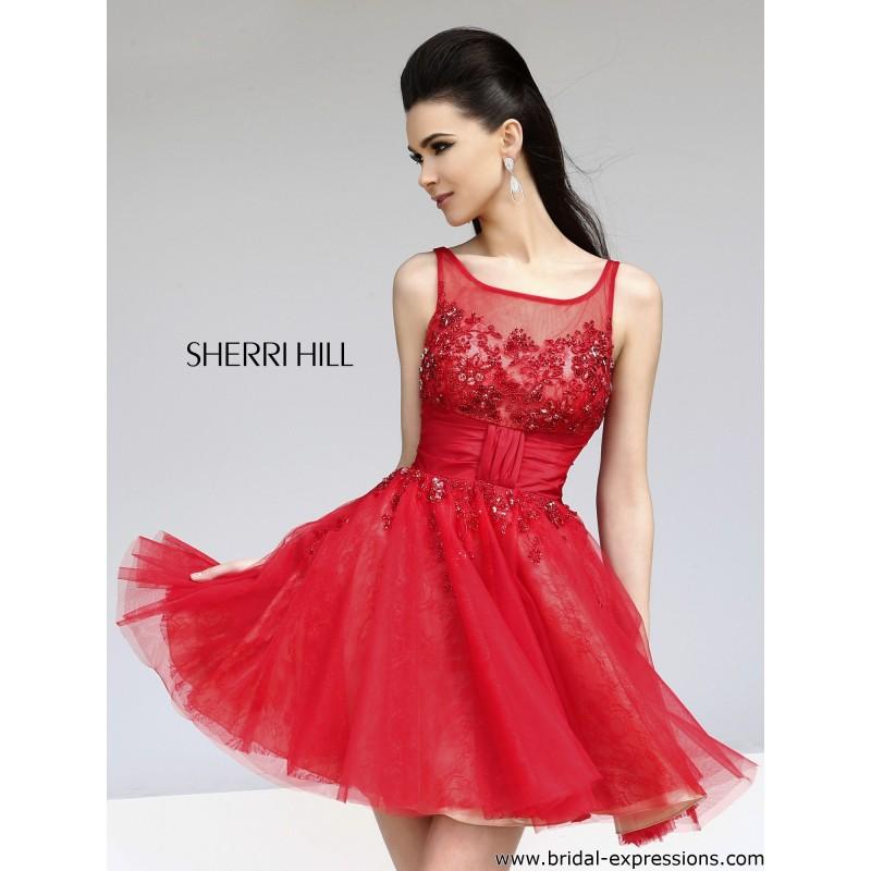 زفاف - Sherri Hill 21200 Short Homecoming Dress - Crazy Sale Bridal Dresses