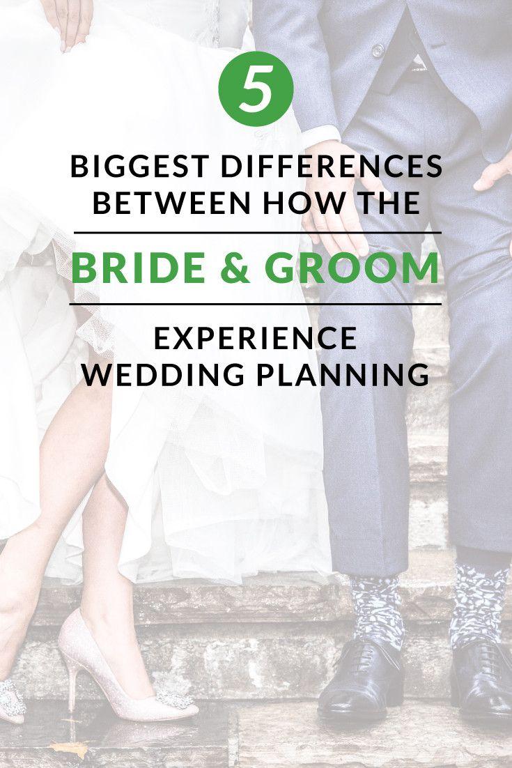 Wedding - 5 BIGGEST DIFFERENCES BETWEEN HOW THE BRIDE AND GROOM EXPERIENCE WEDDING PLANNING