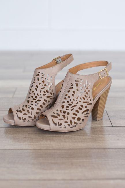 Hochzeit - Show Stopping Slingbacks - Taupe