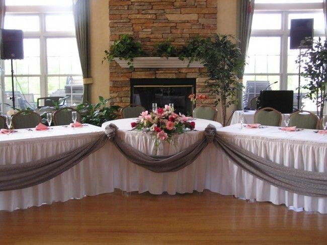 Свадьба - Photo Gallery - Wedding Reception Head Table Photo