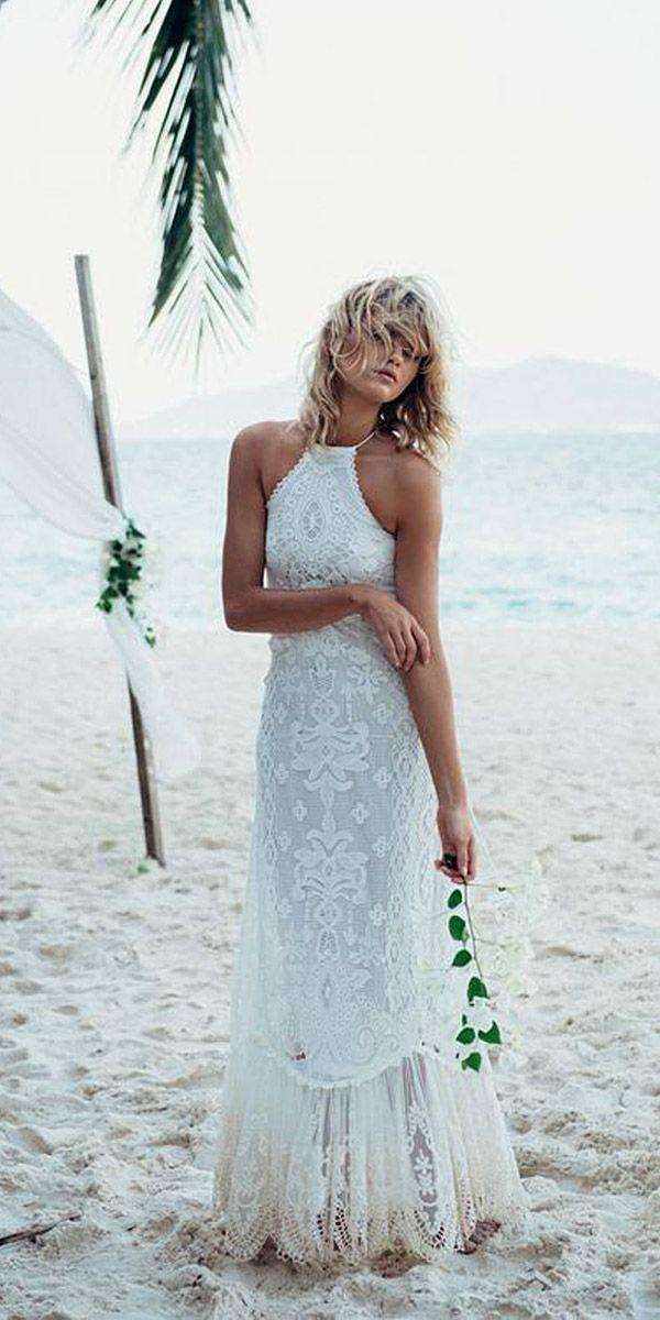Hochzeit - 27 Beach Wedding Dresses Perfect For Destination Weddings
