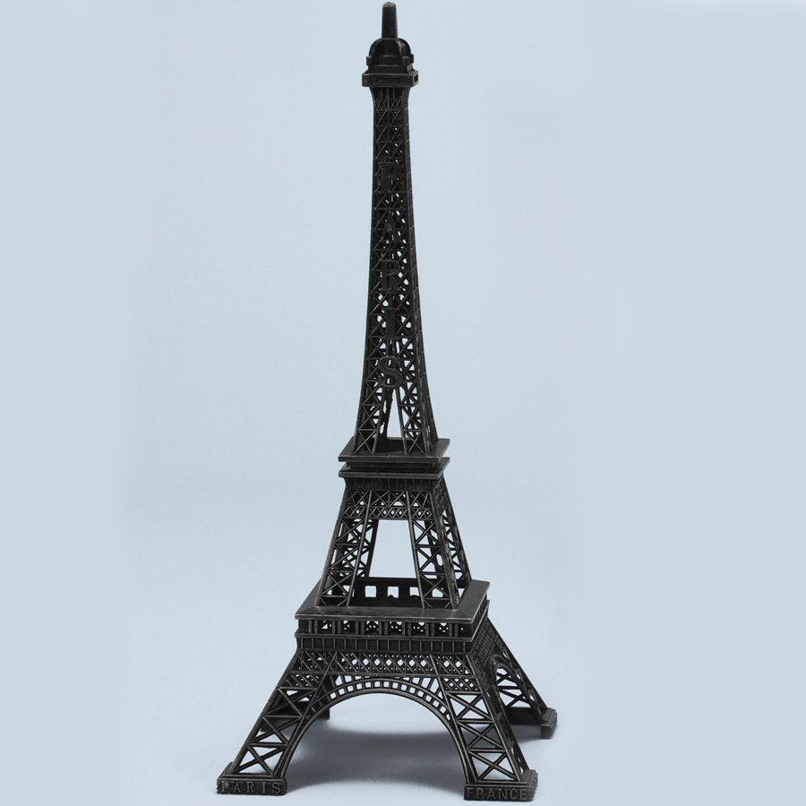 زفاف - Black Eiffel Tower Centerpiece