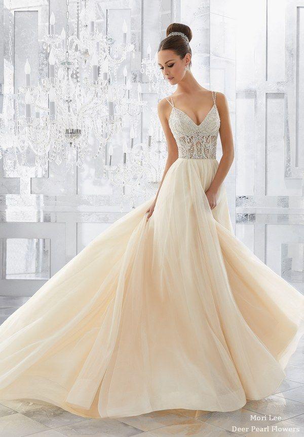 Hochzeit - Blu Wedding Dresses 5565-4-1 From MoriLee