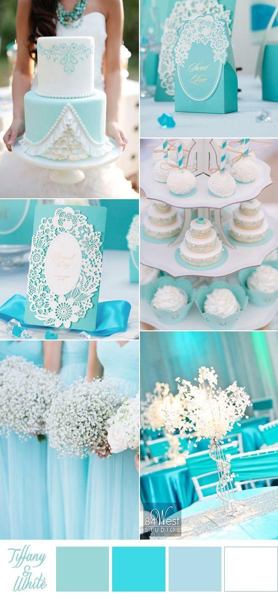 Свадьба - Awesome Ideas For Your Tiffany Blue Themed Wedding
