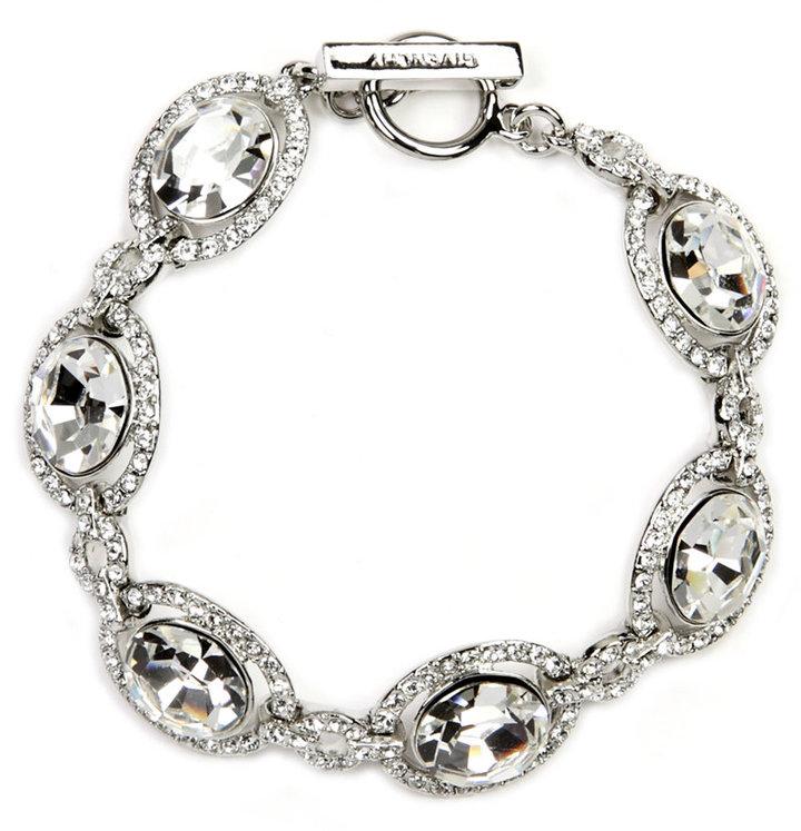 Hochzeit - Givenchy Bracelet, Silver-Tone Swarovski Element Bridal Bracelet