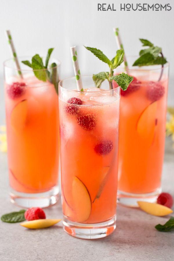 زفاف - Peach Raspberry Lemonade