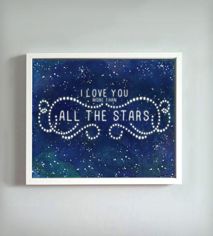زفاف - All The Stars Print