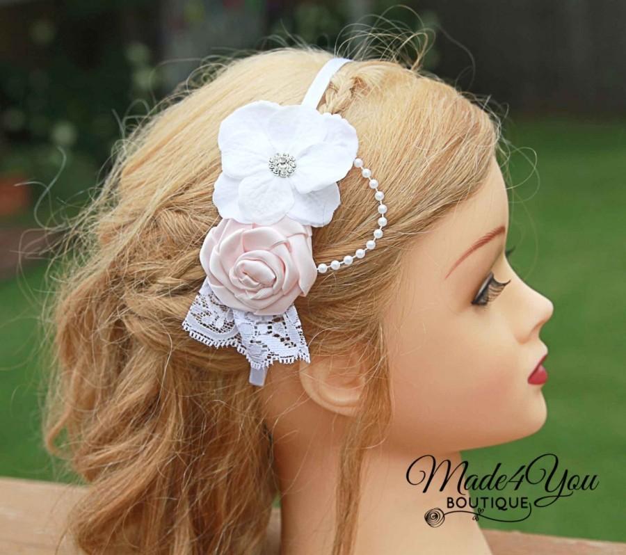 Свадьба - 53 Different Colors-Flower Girl Headband-Bridesmaid Headband-Wedding Head Piece