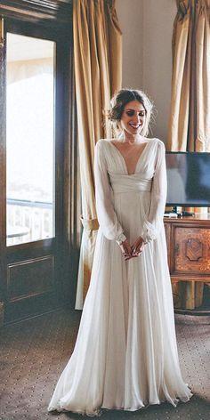 Wedding - 27 Simple Wedding Dresses For Elegant Brides