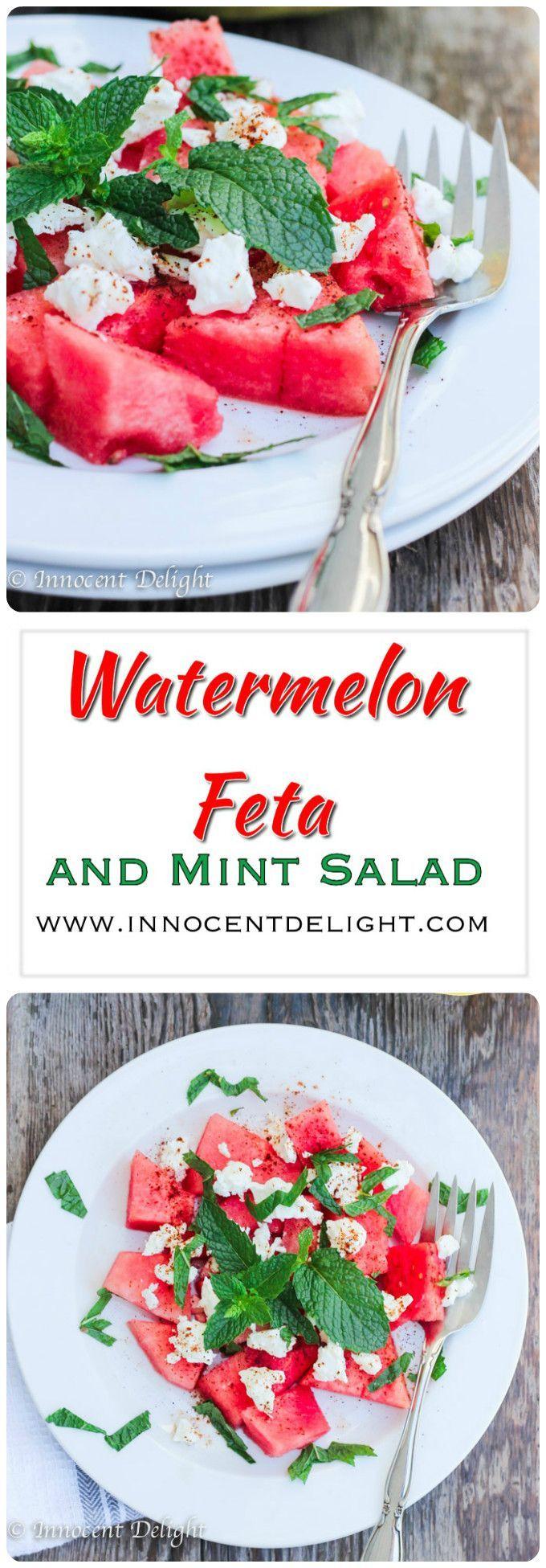 Wedding - Watermelon Feta And Mint Salad