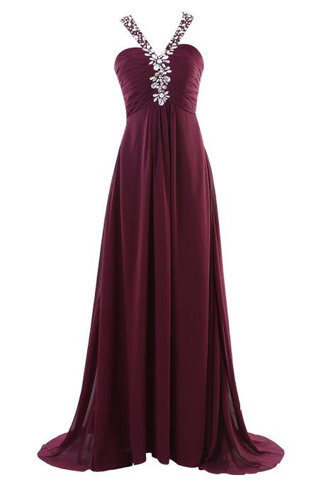 Mariage - YiYaDawn Langes Elegantes Abendkleid Partykleid Für Damen: Amazon.de: Bekleidung