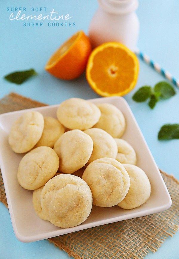 Wedding - Super Soft Clementine Sugar Cookies (The Comfort Kitchen)