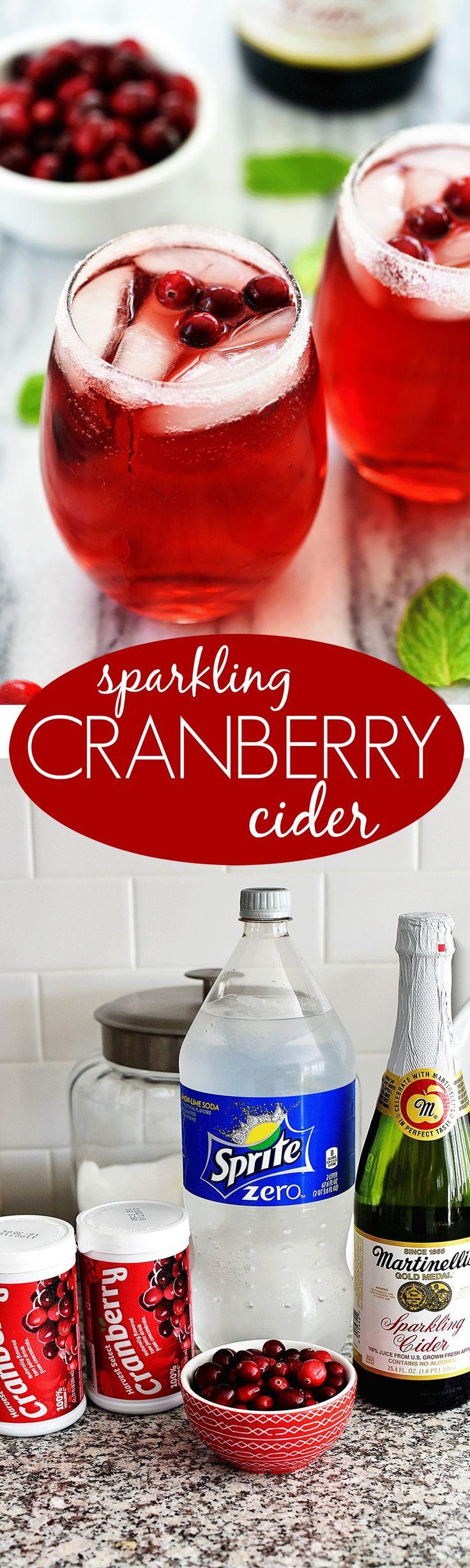 Hochzeit - Sparkling Cranberry Cider