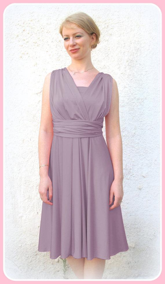 Wedding - Infinity Wrapping Dress in color light radiant orchid