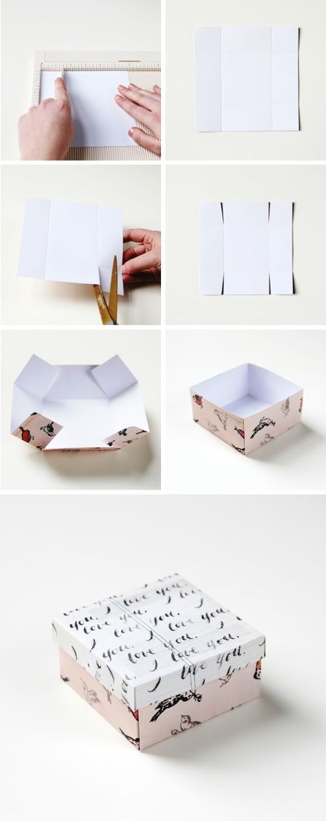 Hochzeit - SIMPLE DIY GIFT BOX.