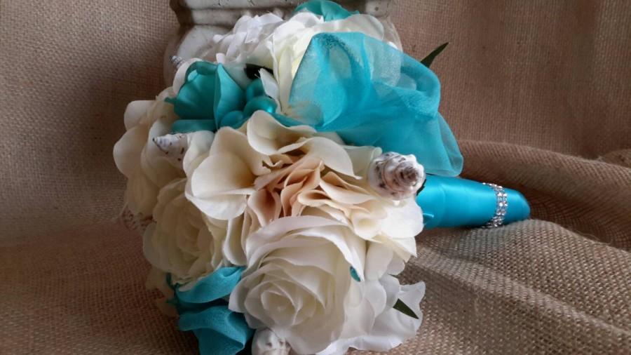 زفاف - Beach Bouquet, Wedding Bouquet, Beach Wedding bouquet, Maids Bouquet