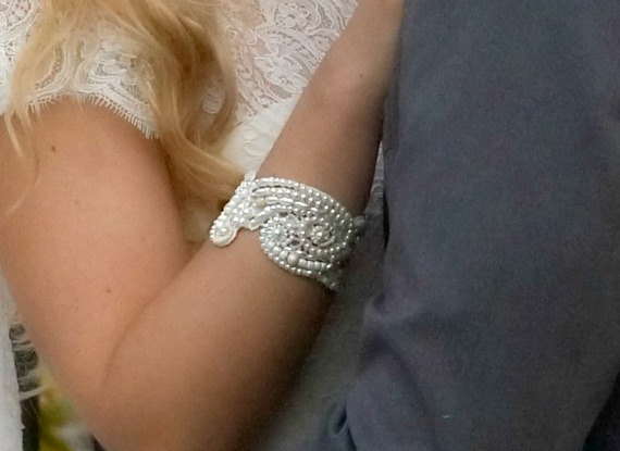 Hochzeit - Bridal pearl jewelry wedding pearl bracelet bride bracelet pearl bridal bracelet pearl cuff bracelet,Carellya Bridal Cuffs Keepsake jewelry