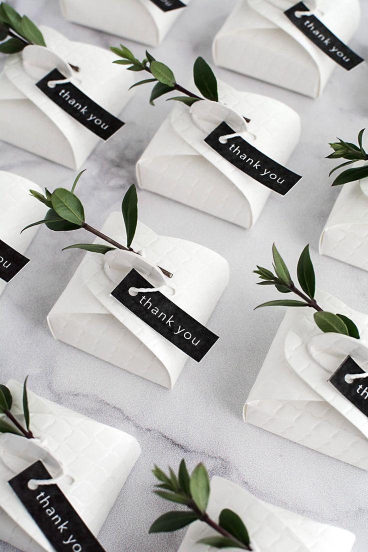 زفاف - 3 Simple And Modern DIY Wedding Favors