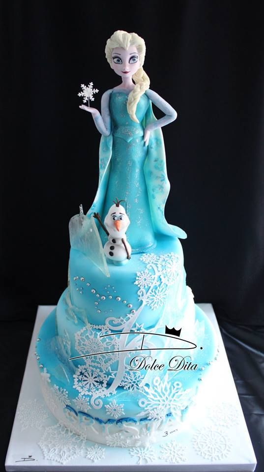 Wedding - Frozen Party Cake Ideas & Inspirations