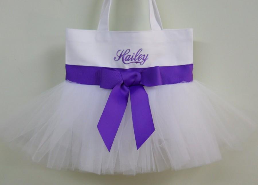 Hochzeit - Naptime 21, Flower girl tote bag, Wedding tote bag, ballet bag,  Personalized tote bag, MINI tote bag, Tutu Tote Bag, dance bags MTB841 BP