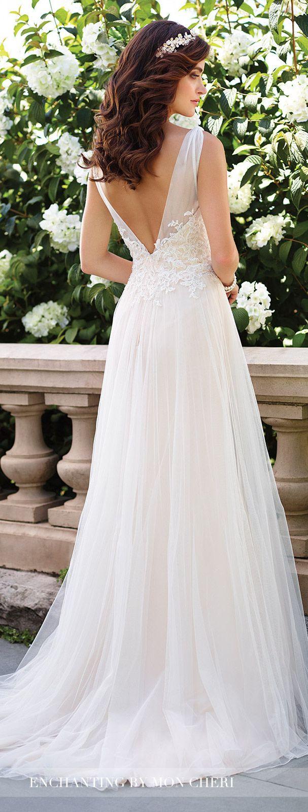 Mariage - Tulle And Lace A-Line Wedding Dress- 117176- Enchanting By Mon Cheri