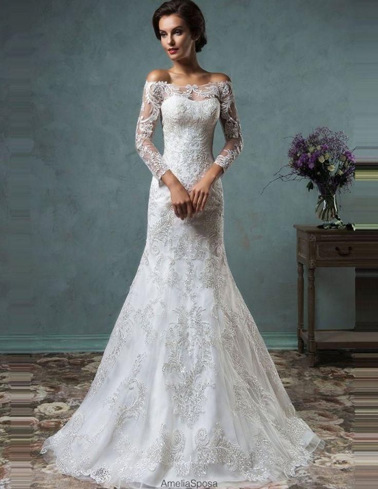 Wedding - Inspired By The Amelia Sposa Celeste :: 2 Piece Mermaid Gown With Detachable Ballroom Skirt