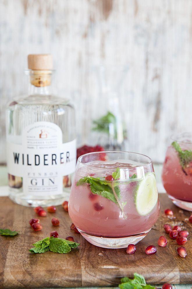 زفاف - The Most Delicious Pomegranate Gin Cocktail