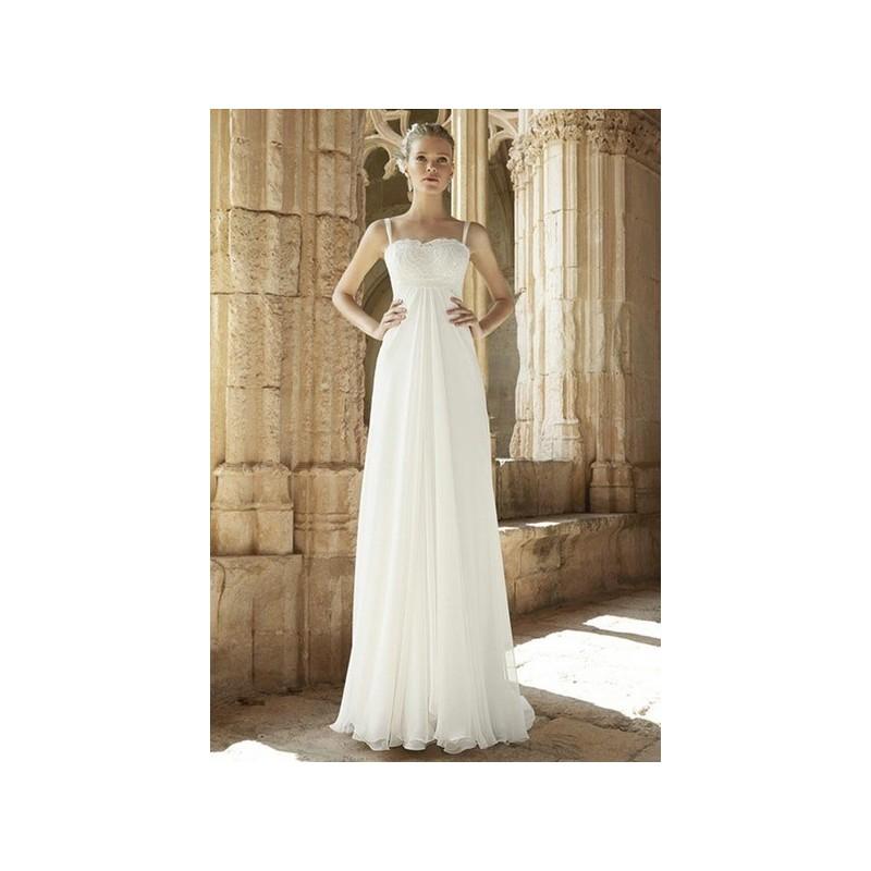 Wedding - Vestido de novia de Raimon Bundó Modelo Monalisa - 2015 Recta Tirantes Vestido - Tienda nupcial con estilo del cordón