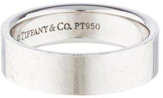 Mariage - Tiffany & Co. Platinum Flat Wedding Band Ring