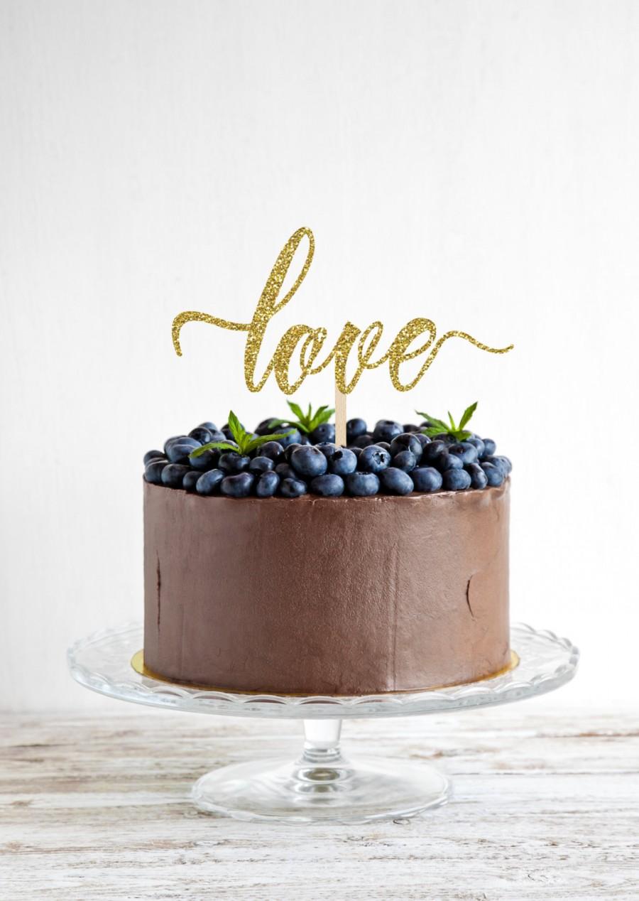 زفاف - Wedding Cake Topper - Engagement Cake Topper - Love Cake Topper - Wedding Topper - Wedding Cake Pick- Engagement Pick - Love Cake Topper