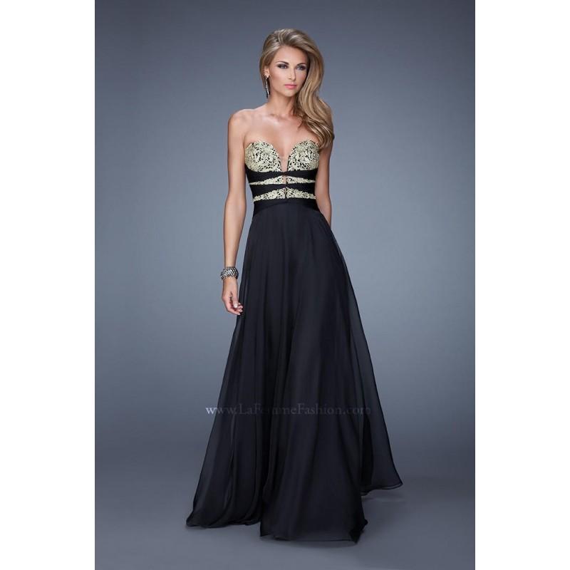 Wedding - Black Sugarplum La Femme 20921 La Femme Prom - Top Design Dress Online Shop