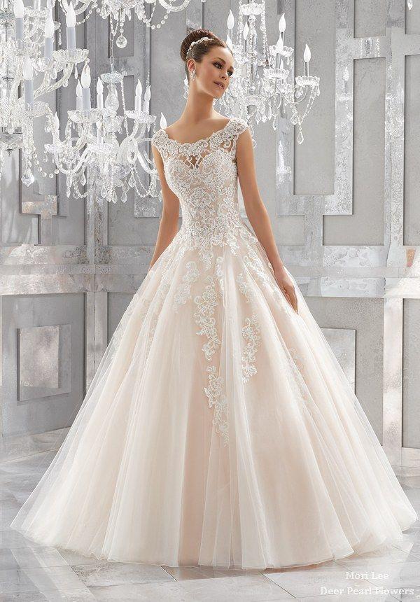 Hochzeit - Blu Wedding Dresses 5573-1-2 From MoriLee